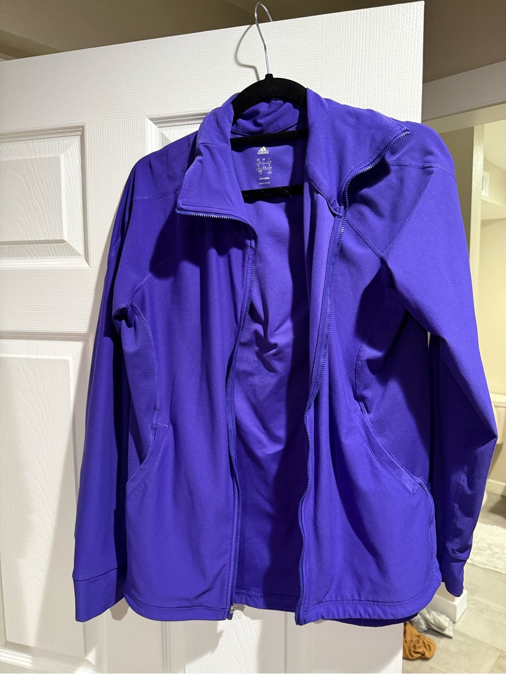 adidas Women's Violet Zip-Front Utility Jacket